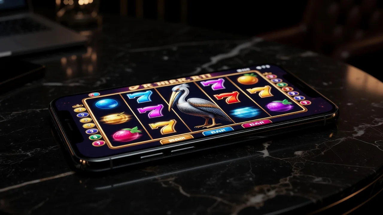 Telefon z lobby Pelican Casino i automatami